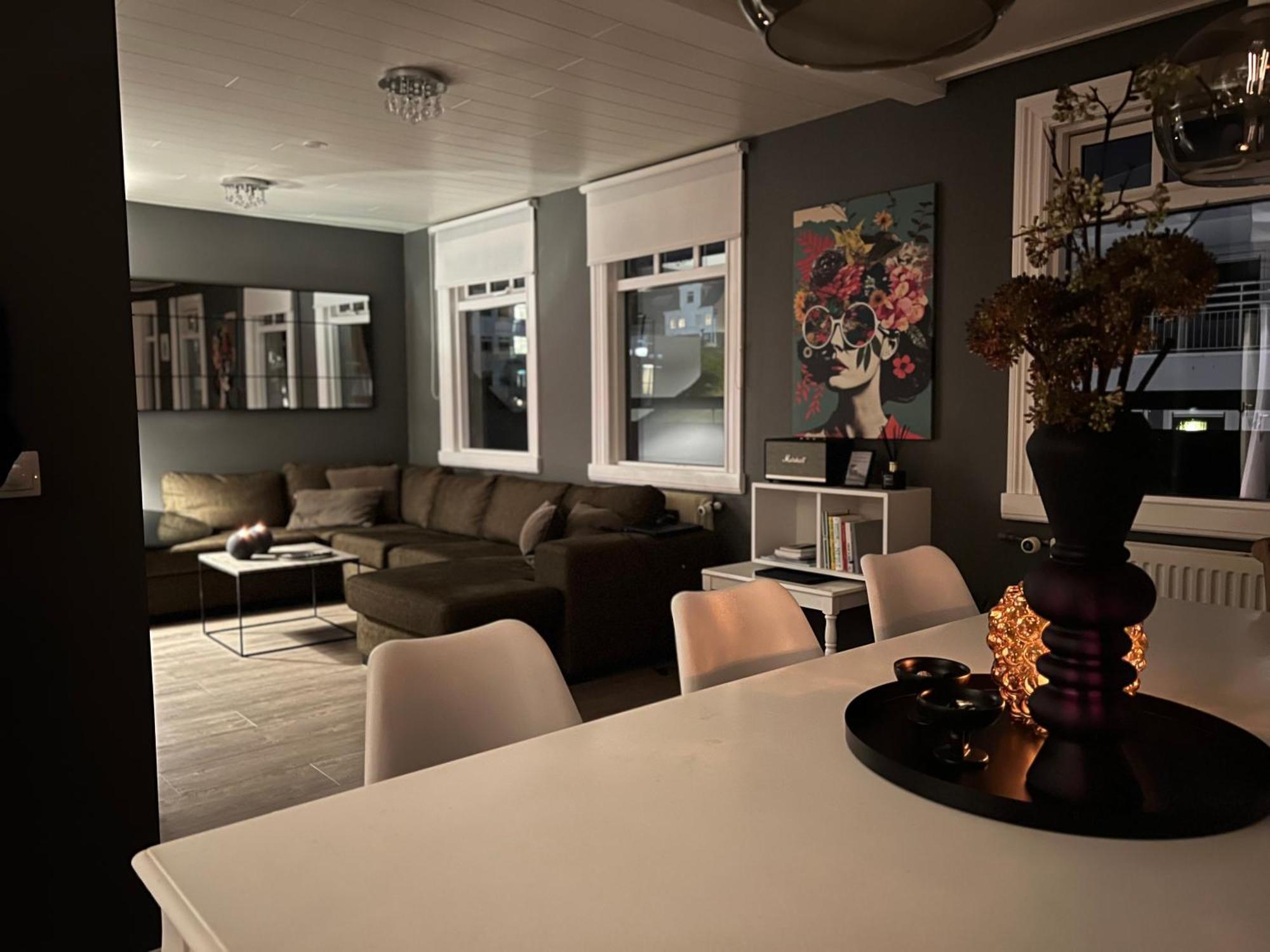 Lovely Penthouse Downtown With 3 Bedrooms Akureyri Dış mekan fotoğraf